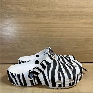 Crocs Clogs “White Zebra”